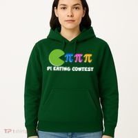 Funny Retro Pi Day 314 Pi Eating Contest Video Game Hoodie thumb 5