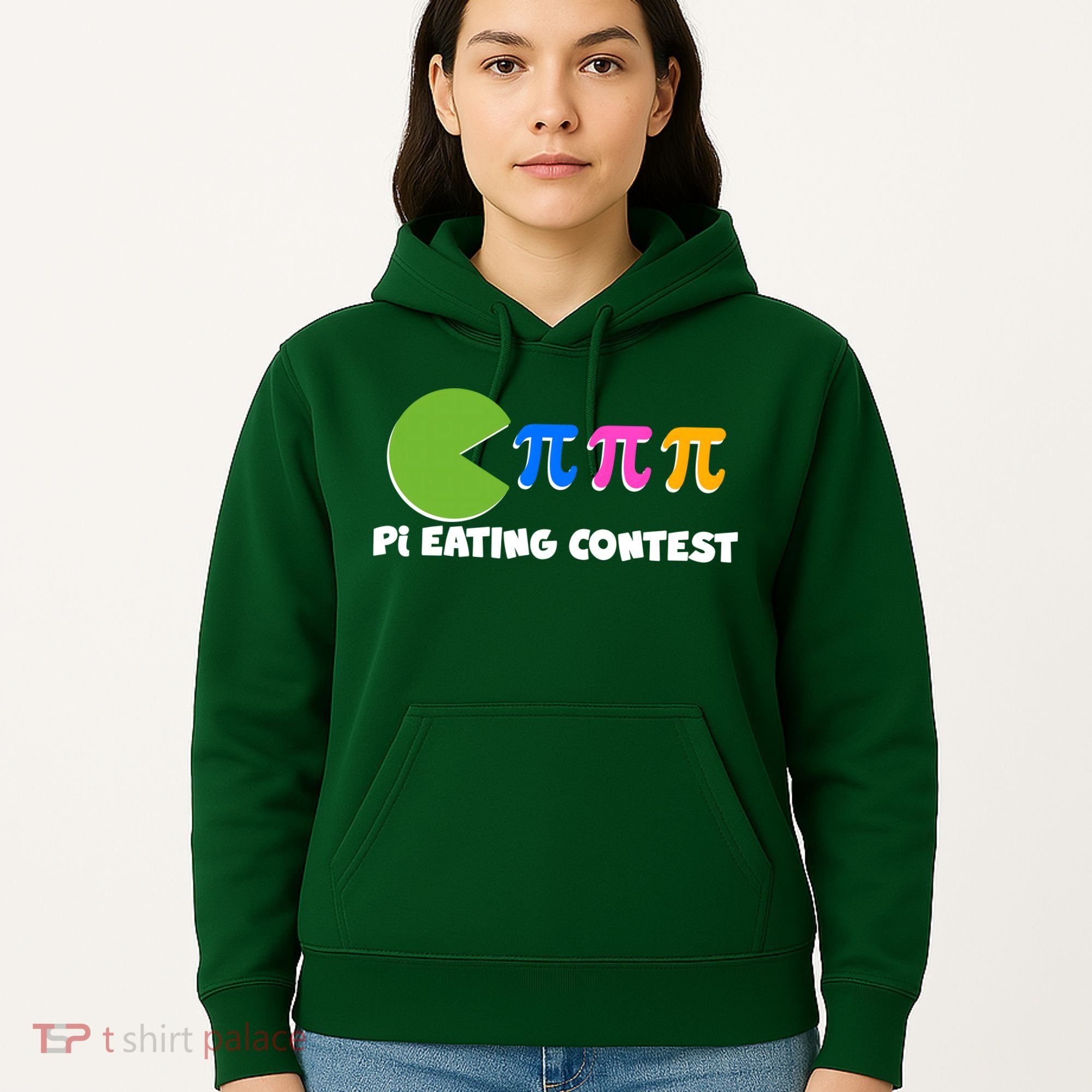 Funny Retro Pi Day 314 Pi Eating Contest Video Game Hoodie