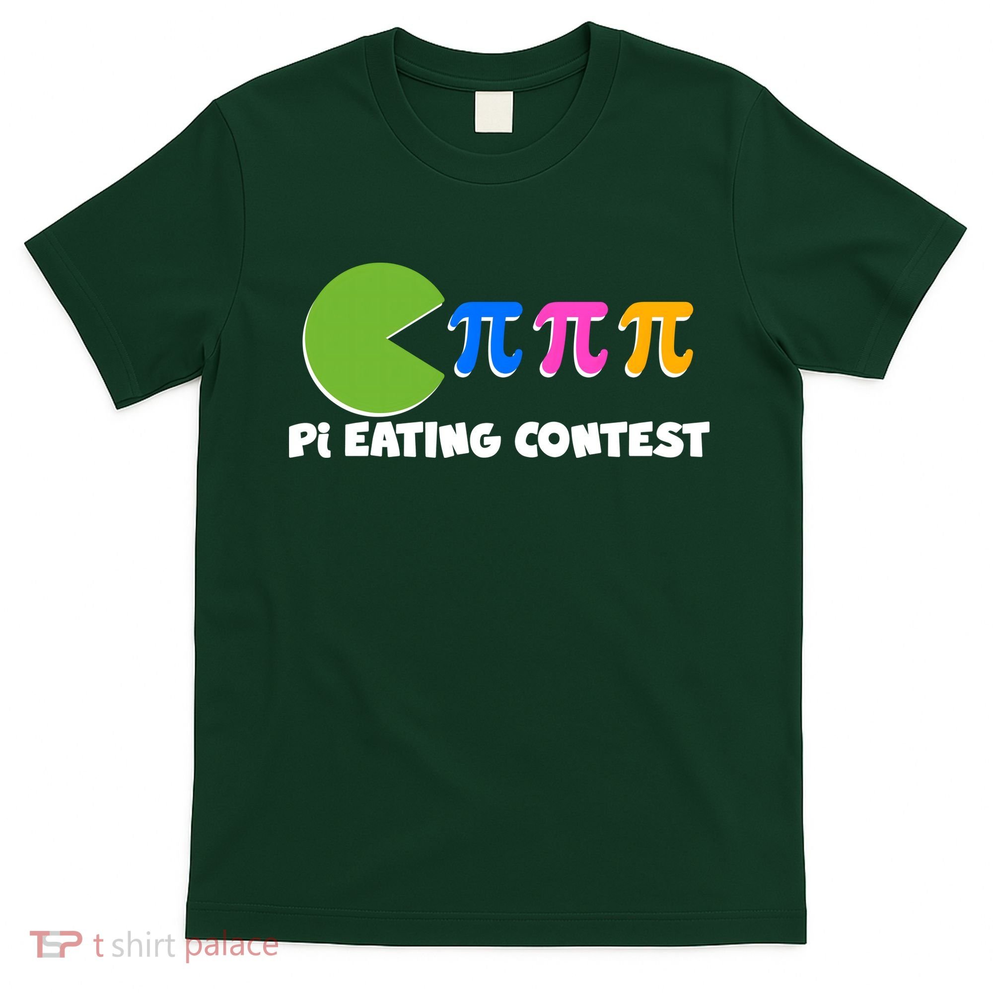 Funny Retro Pi Day 314 Pi Eating Contest Video Game T-Shirt