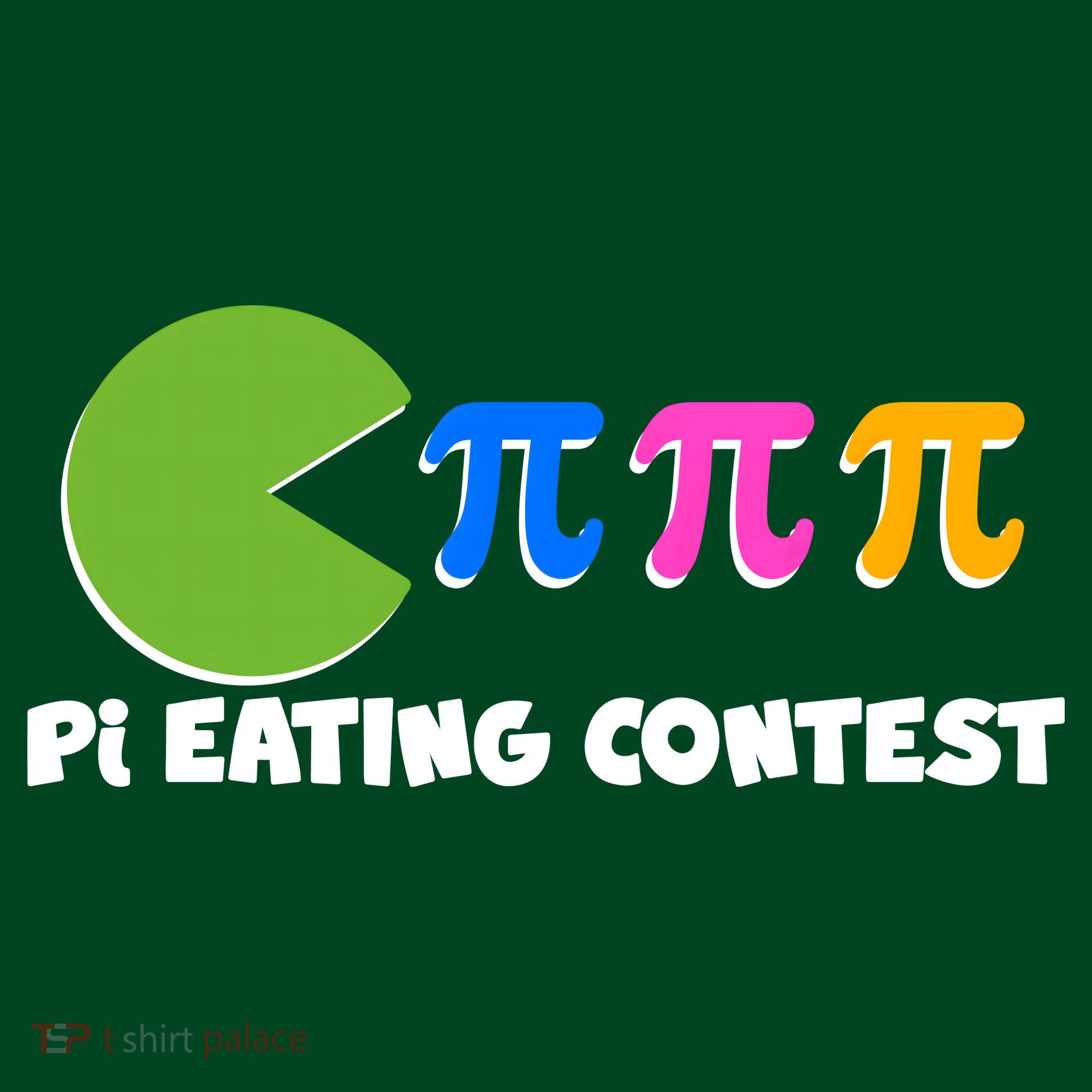 Funny Retro Pi Day 314 Pi Eating Contest Video Game T-Shirt