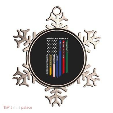 First Responders Police Military Firefighter Nurse BACK Ornament