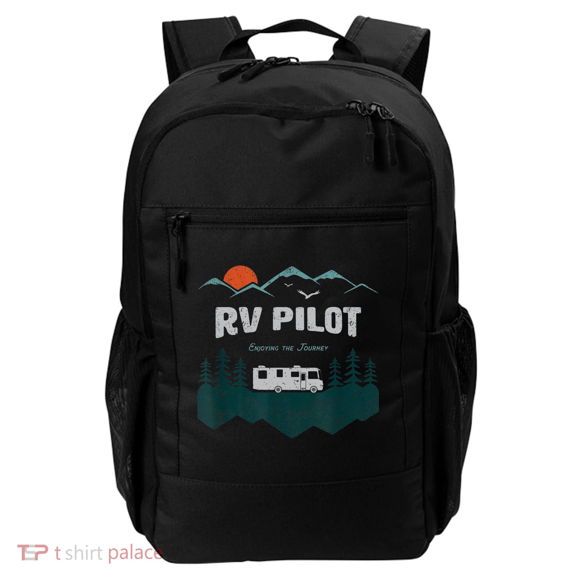Funny Rv Pilot Camping Gift Funny Motorhome Travel Vacation Gift Backpack