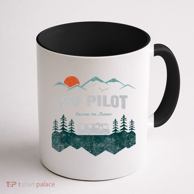 Funny Rv Pilot Camping Gift Funny Motorhome Travel Vacation Gift Coffee Mug back