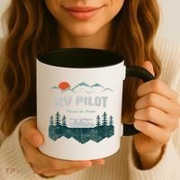 Funny Rv Pilot Camping Gift Funny Motorhome Travel Vacation Gift Coffee Mug thumb 3