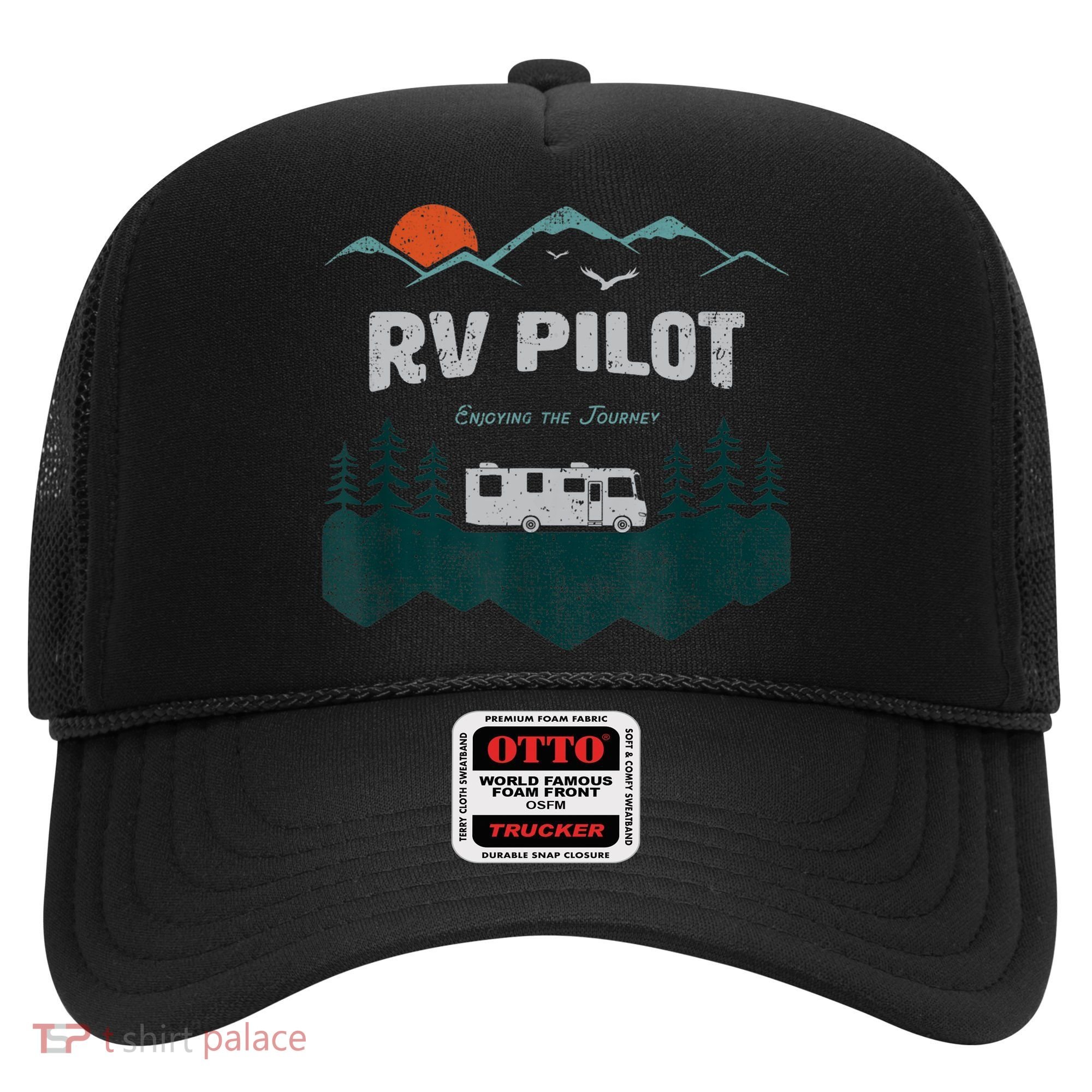 Funny Rv Pilot Camping Gift Funny Motorhome Travel Vacation Gift Hat