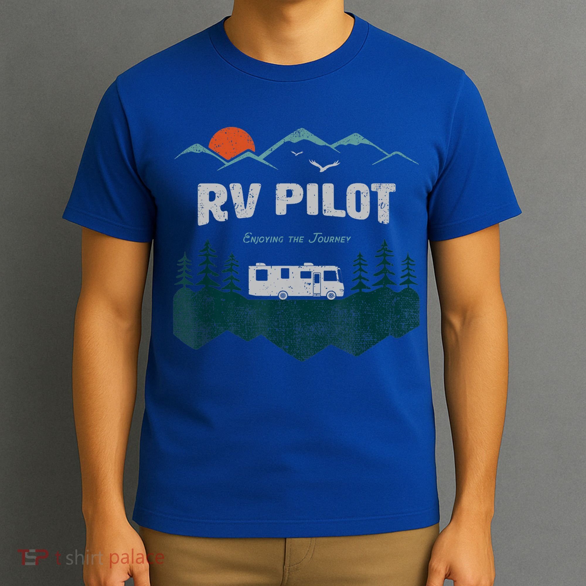 Funny Rv Pilot Camping Gift Funny Motorhome Travel Vacation Gift T-Shirt