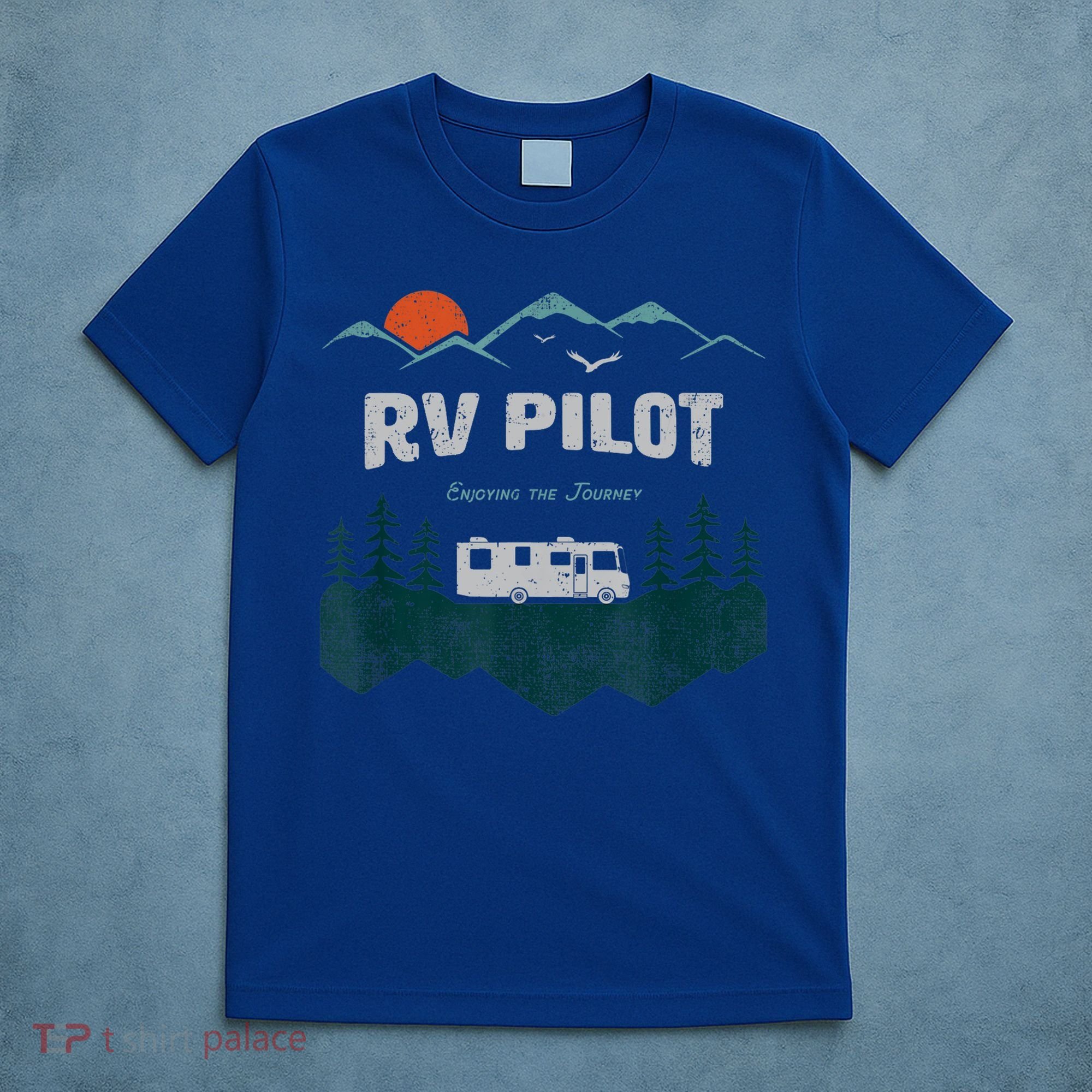 Funny Rv Pilot Camping Gift Funny Motorhome Travel Vacation Gift T-Shirt