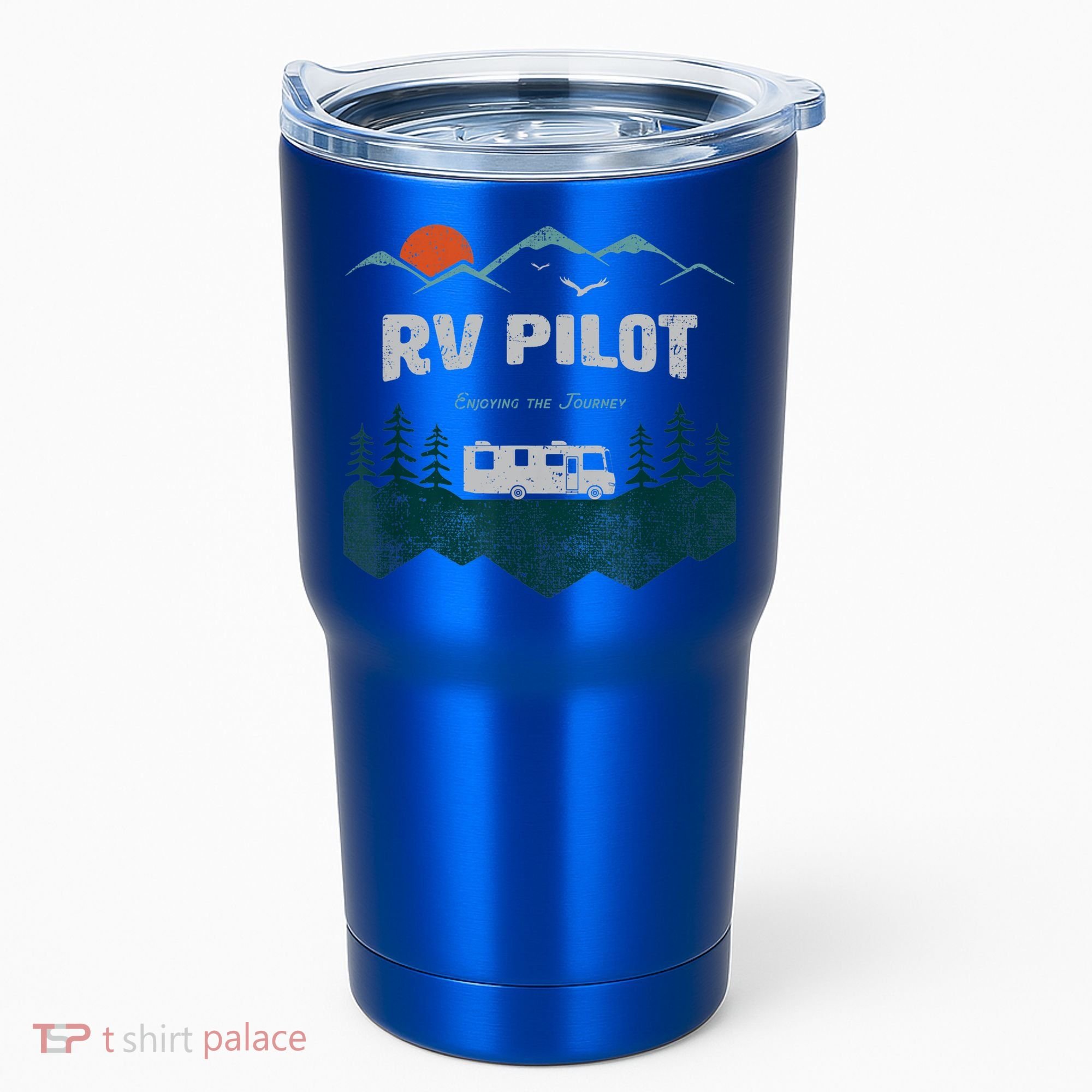 Funny Rv Pilot Camping Gift Funny Motorhome Travel Vacation Gift Tumbler