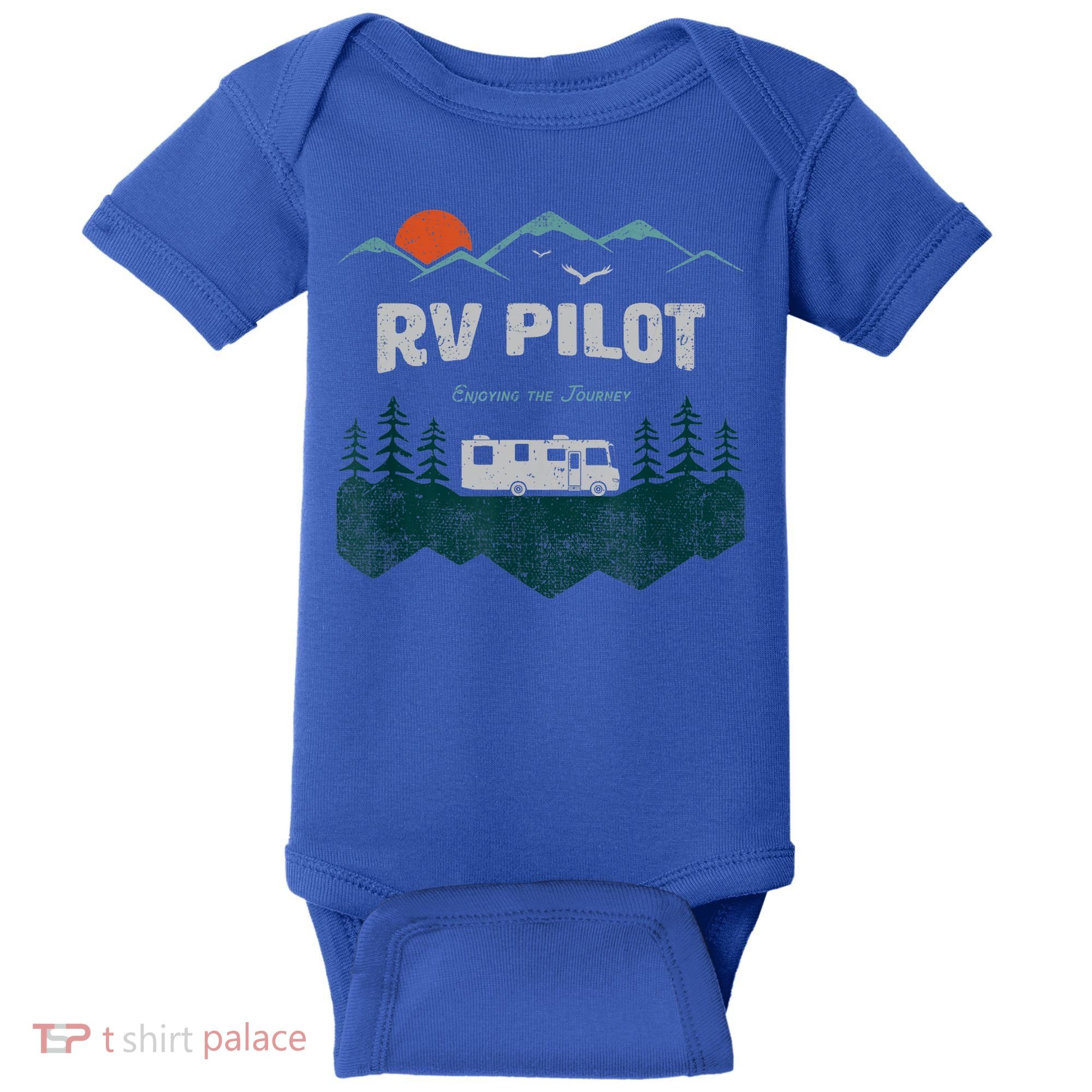 Funny Rv Pilot Camping Gift Funny Motorhome Travel Vacation Gift Baby Bodysuit