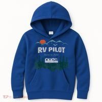 Funny Rv Pilot Camping Gift Funny Motorhome Travel Vacation Gift Kids Hoodie thumb 0