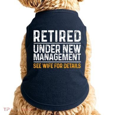 Funny Retirement Party M.E.Ns Dad Humor Classic Fit Doggie Tank