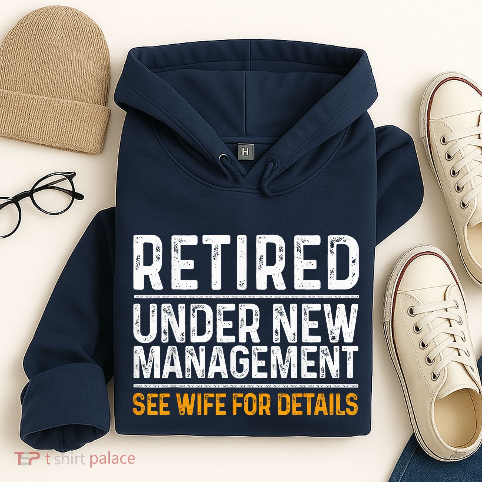 Funny Retirement Party M.E.Ns Dad Humor Classic Fit Hoodie