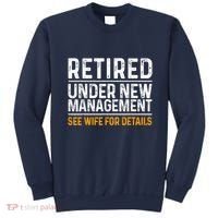 Funny Retirement Party M.E.Ns Dad Humor Classic Fit Sweatshirt thumb 0