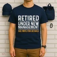 Funny Retirement Party M.E.Ns Dad Humor Classic Fit T-Shirt thumb 6