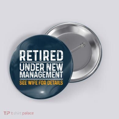 Funny Retirement Party M.E.Ns Dad Humor Classic Fit Button