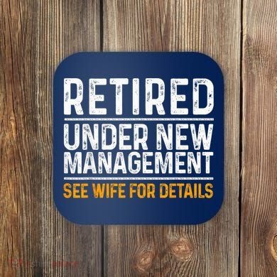 Funny Retirement Party M.E.Ns Dad Humor Classic Fit Coaster
