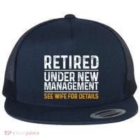 Funny Retirement Party M.E.Ns Dad Humor Classic Fit Flat Bill Trucker Hat thumb 0
