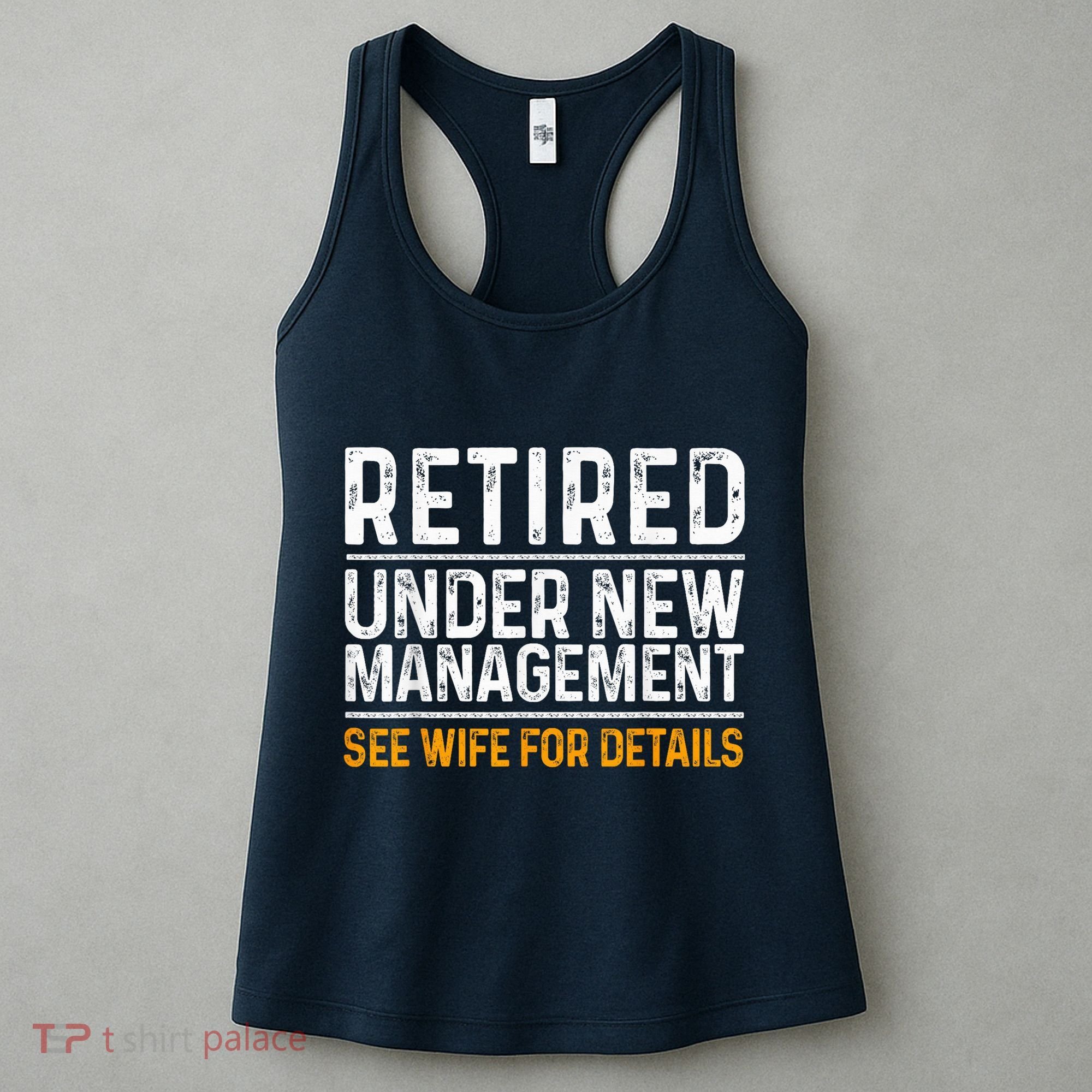Funny Retirement Party M.E.Ns Dad Humor Classic Fit Women's Tank Top