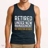 Funny Retirement Party M.E.Ns Dad Humor Classic Fit Tank Top thumb 3