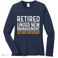 Funny Retirement Party M.E.Ns Dad Humor Classic Fit Women's Long Sleeve Shirt thumb 0