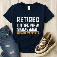 Funny Retirement Party M.E.Ns Dad Humor Classic Fit Women's T-Shirt thumb 3