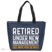 Funny Retirement Party M.E.Ns Dad Humor Classic Fit Tote Bag thumb 0