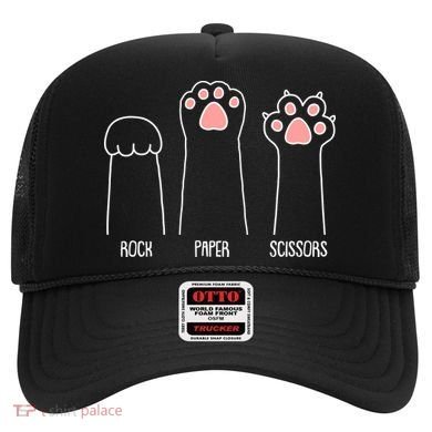 Funny Rock Paper Scissors Cat Paws Hat