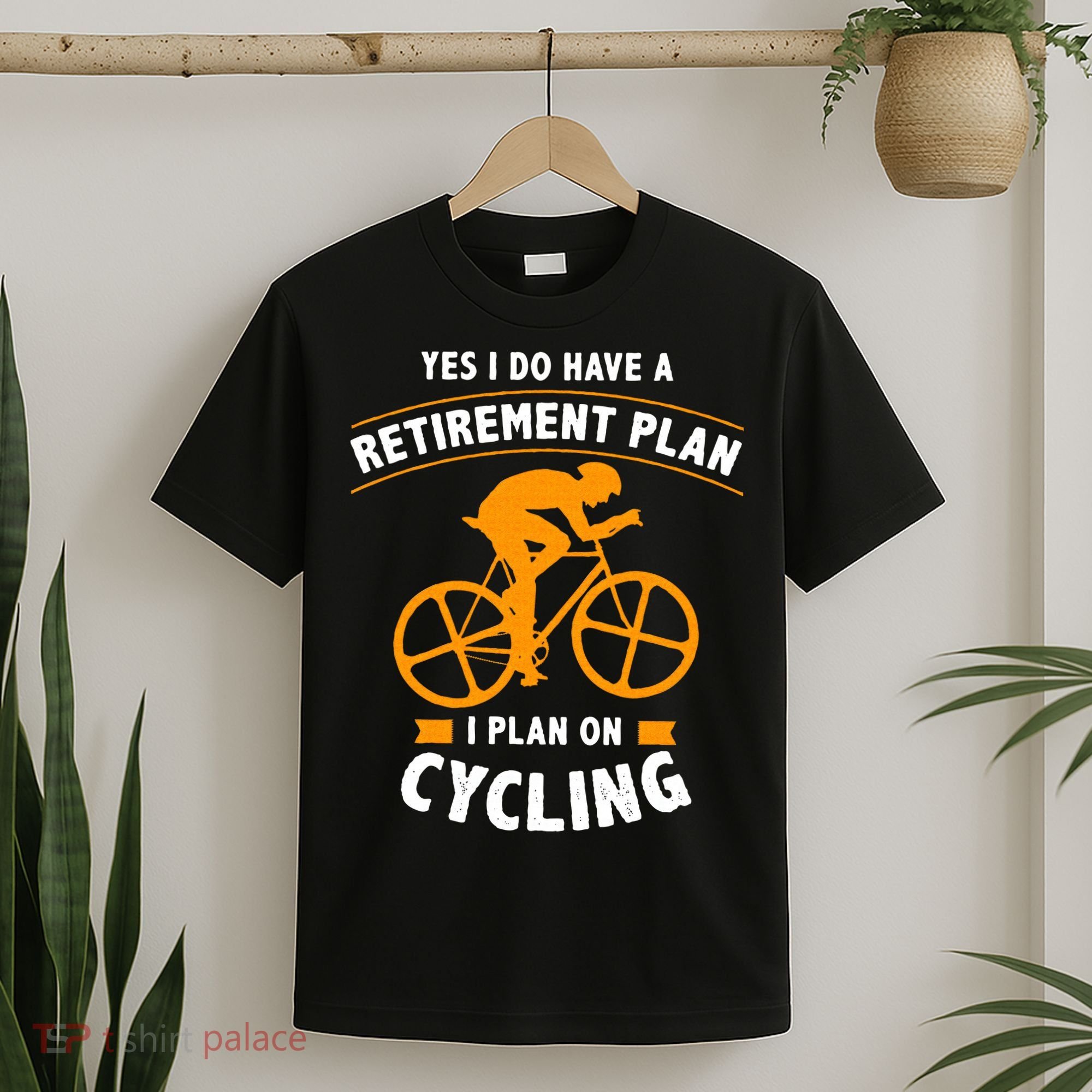 Funny Retirement Plan Cycling Bike Lover Gift T-Shirt
