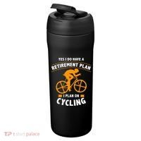 Funny Retirement Plan Cycling Bike Lover Gift 24oz Duet Stainless Steel Tumbler thumb 3