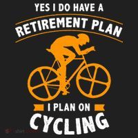 Funny Retirement Plan Cycling Bike Lover Gift 24oz Duet Stainless Steel Tumbler thumb 2