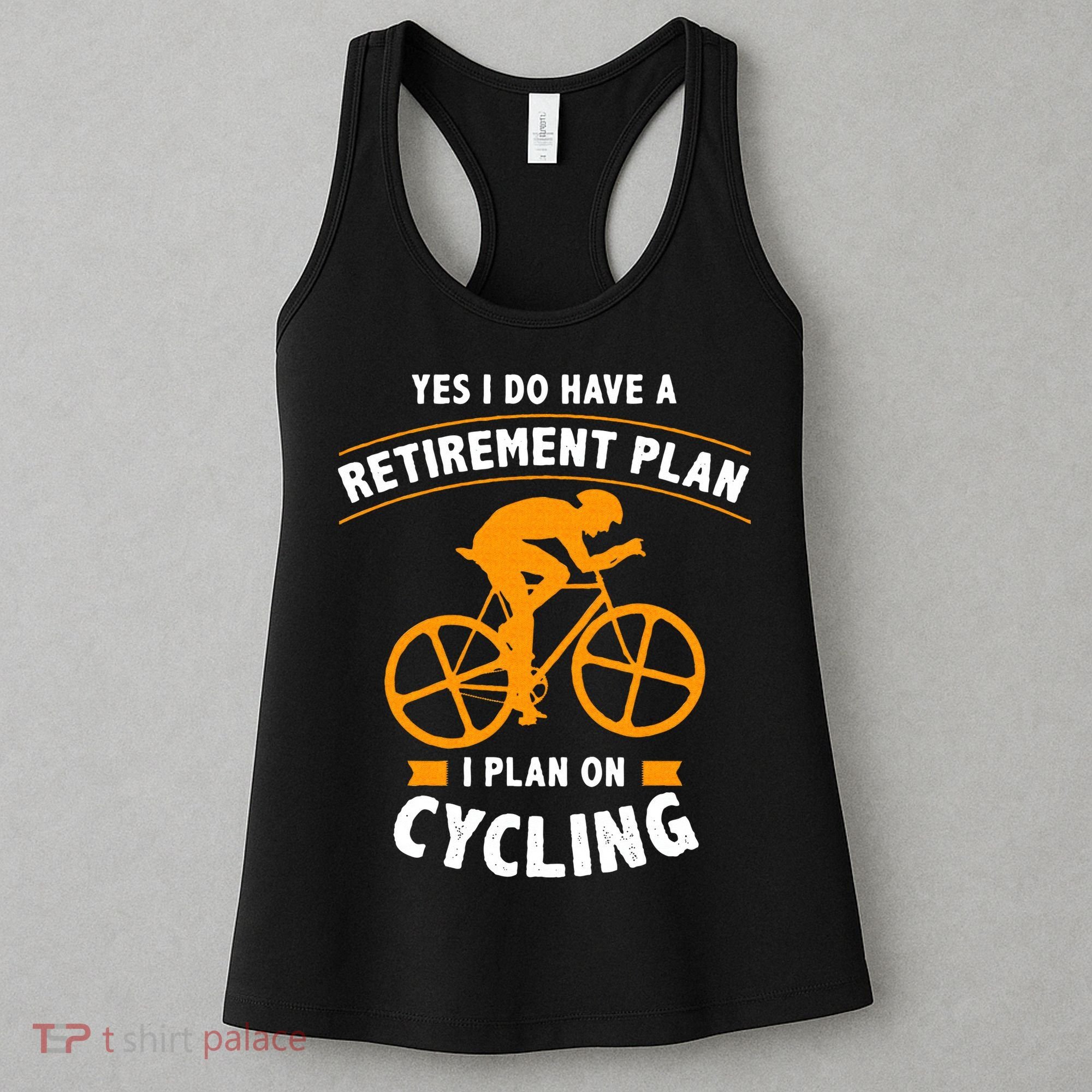 Funny Retirement Plan Cycling Bike Lover Gift Women's Tank Top