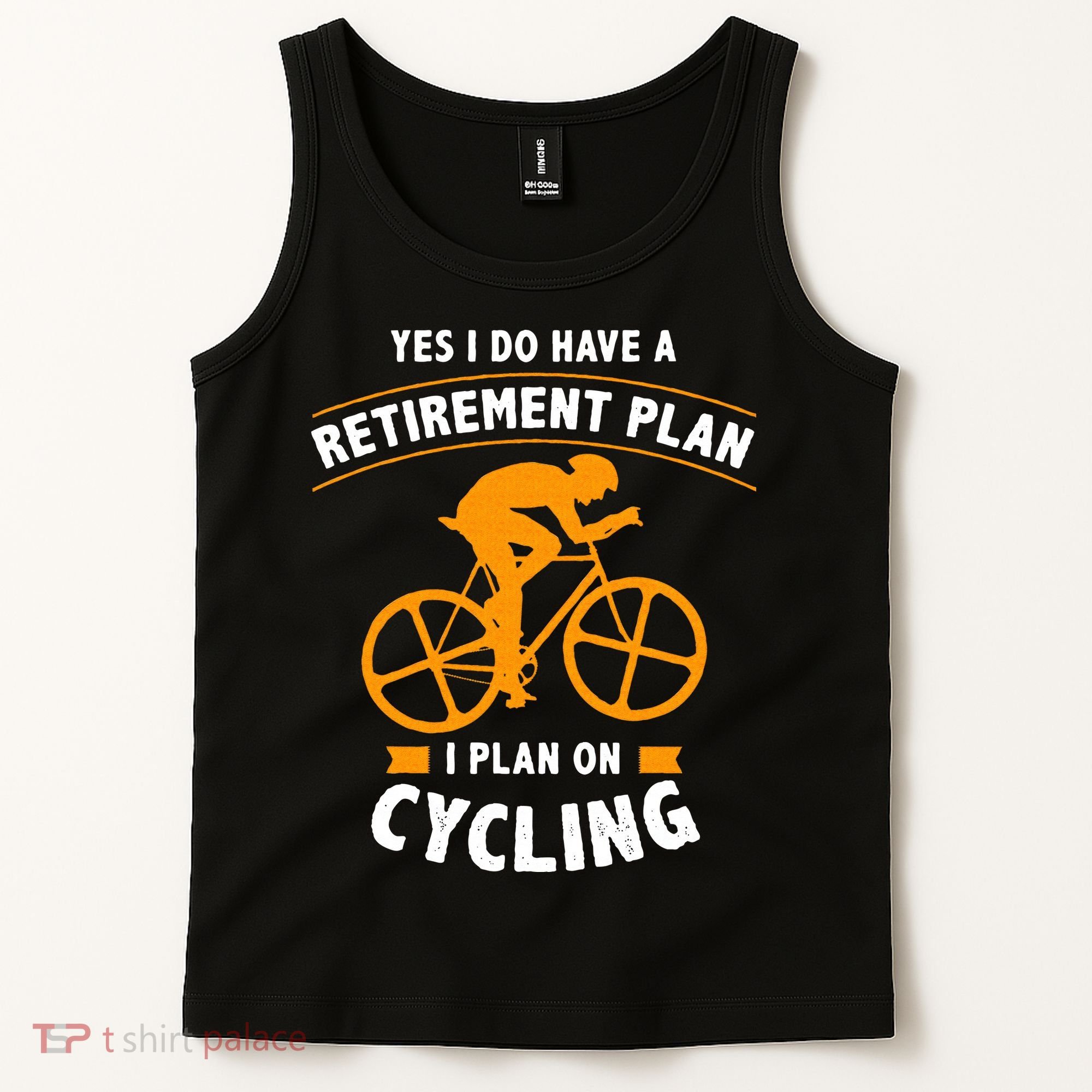 Funny Retirement Plan Cycling Bike Lover Gift Tank Top