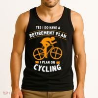 Funny Retirement Plan Cycling Bike Lover Gift Tank Top thumb 3