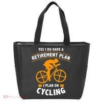 Funny Retirement Plan Cycling Bike Lover Gift Tote Bag thumb 0