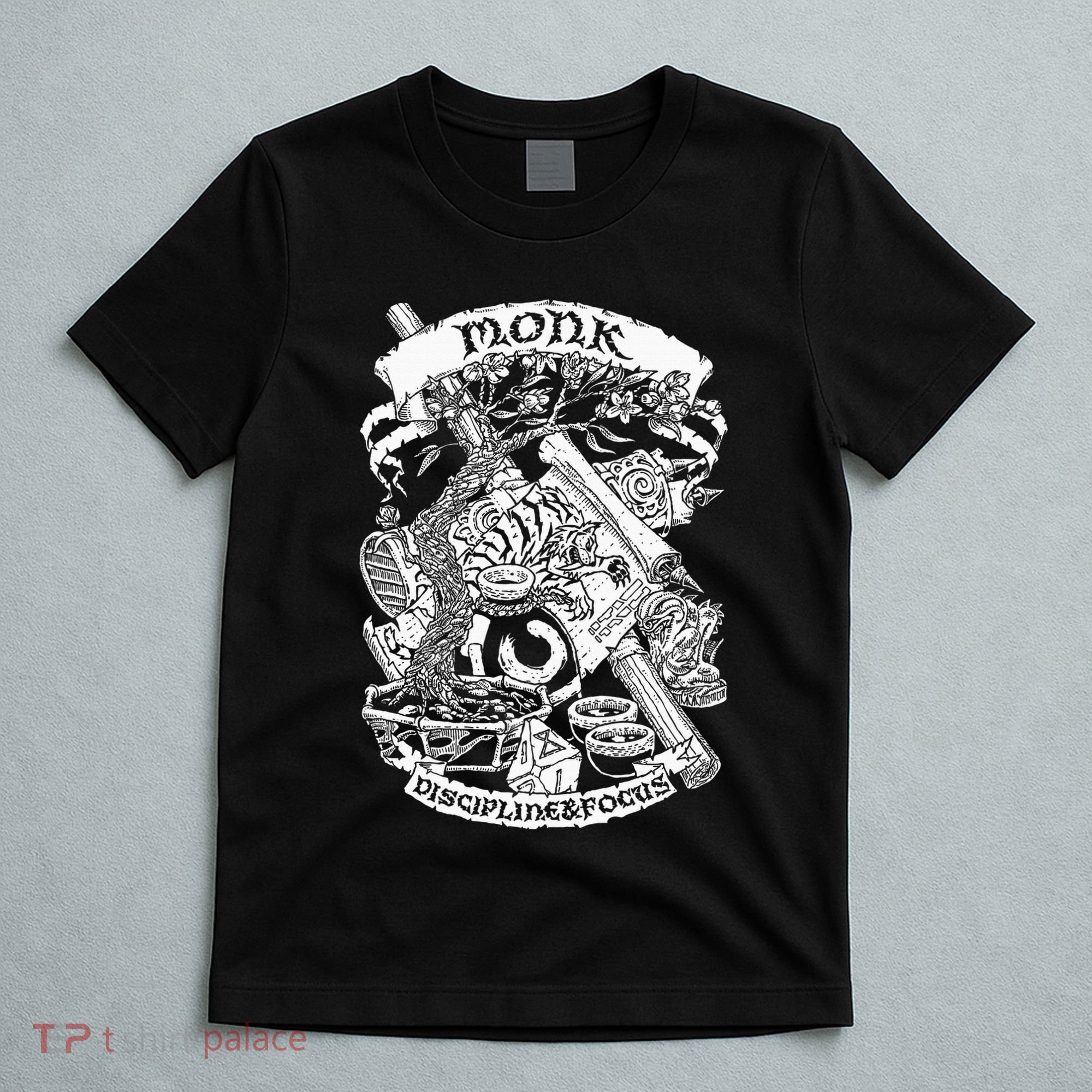 Fantasy Role Playing Game Monk T-Shirt