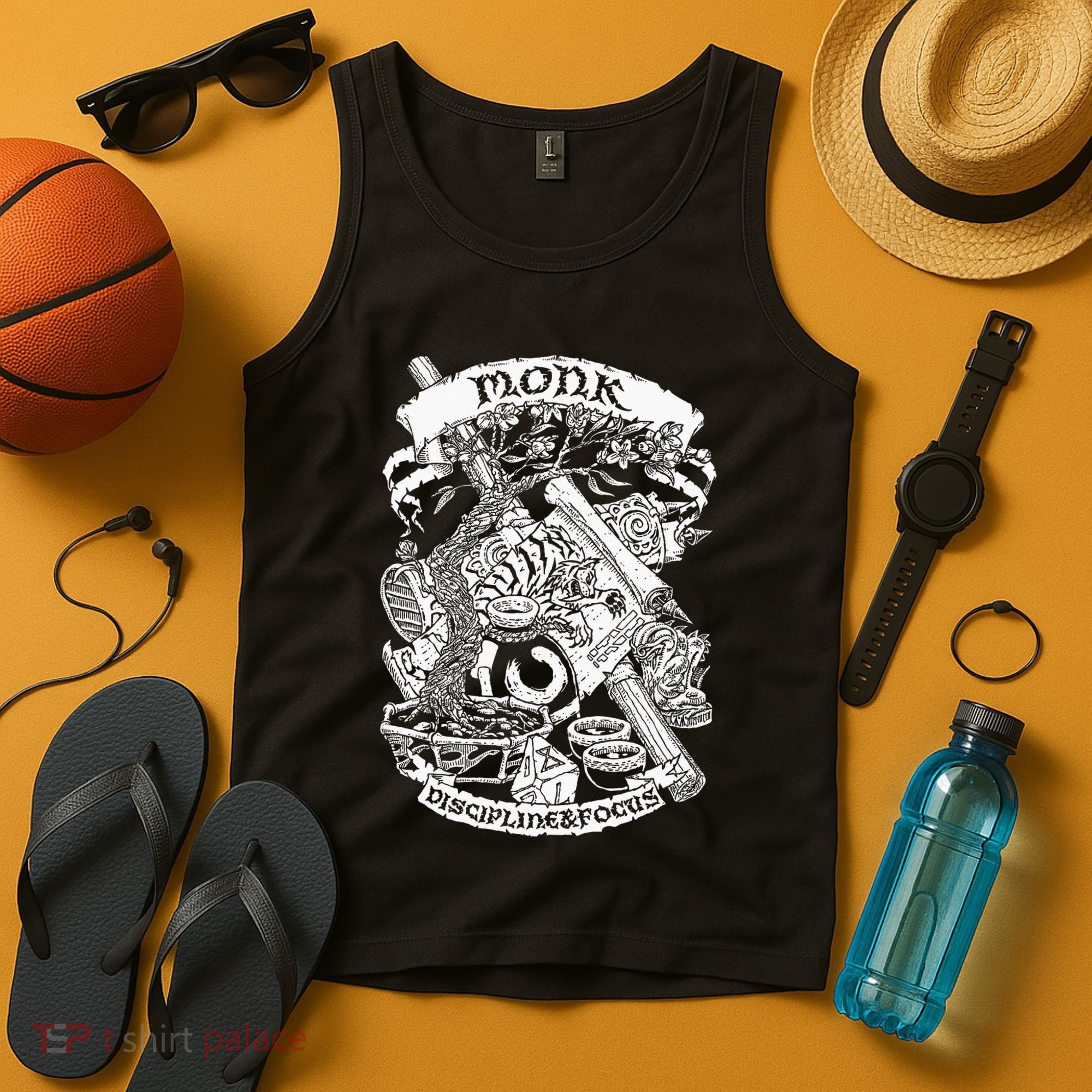 Fantasy Role Playing Game Monk Tank Top