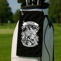 Fantasy Role Playing Game Monk Golf Towel thumb 2