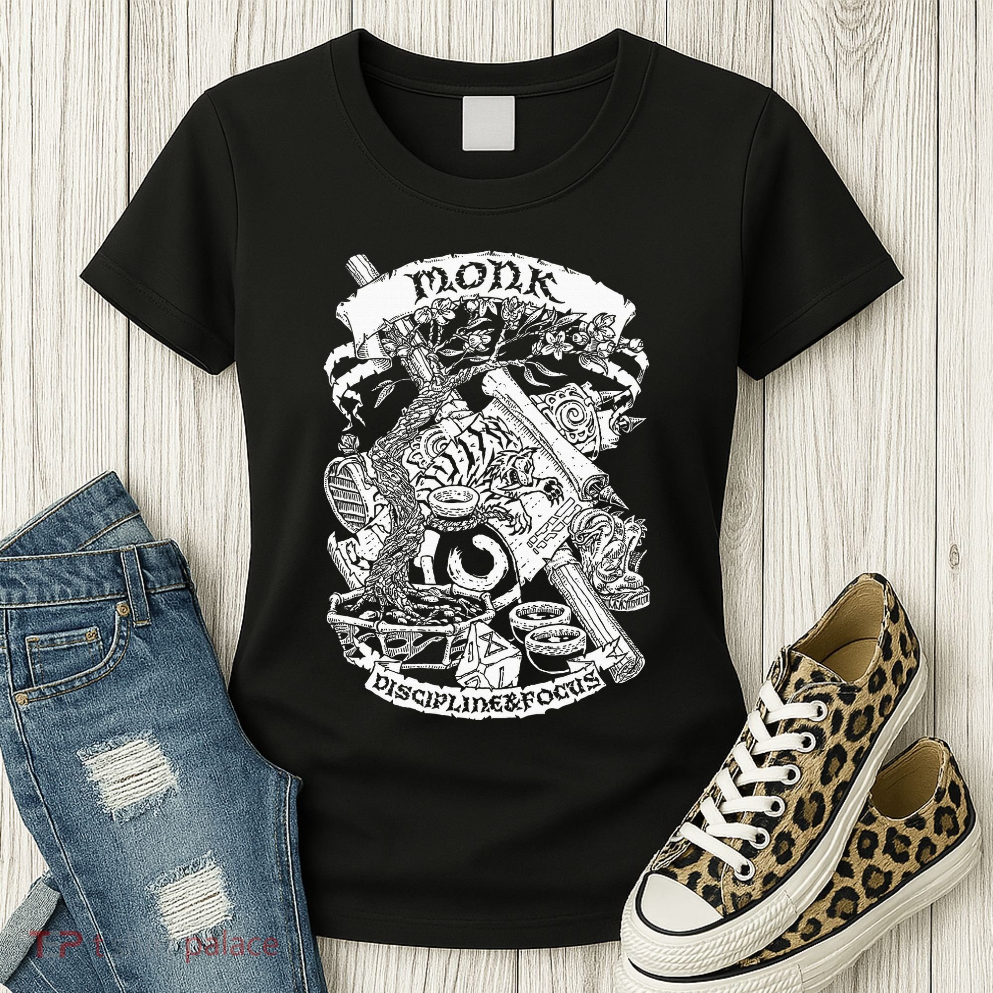 Fantasy Role Playing Game Monk Women's T-Shirt