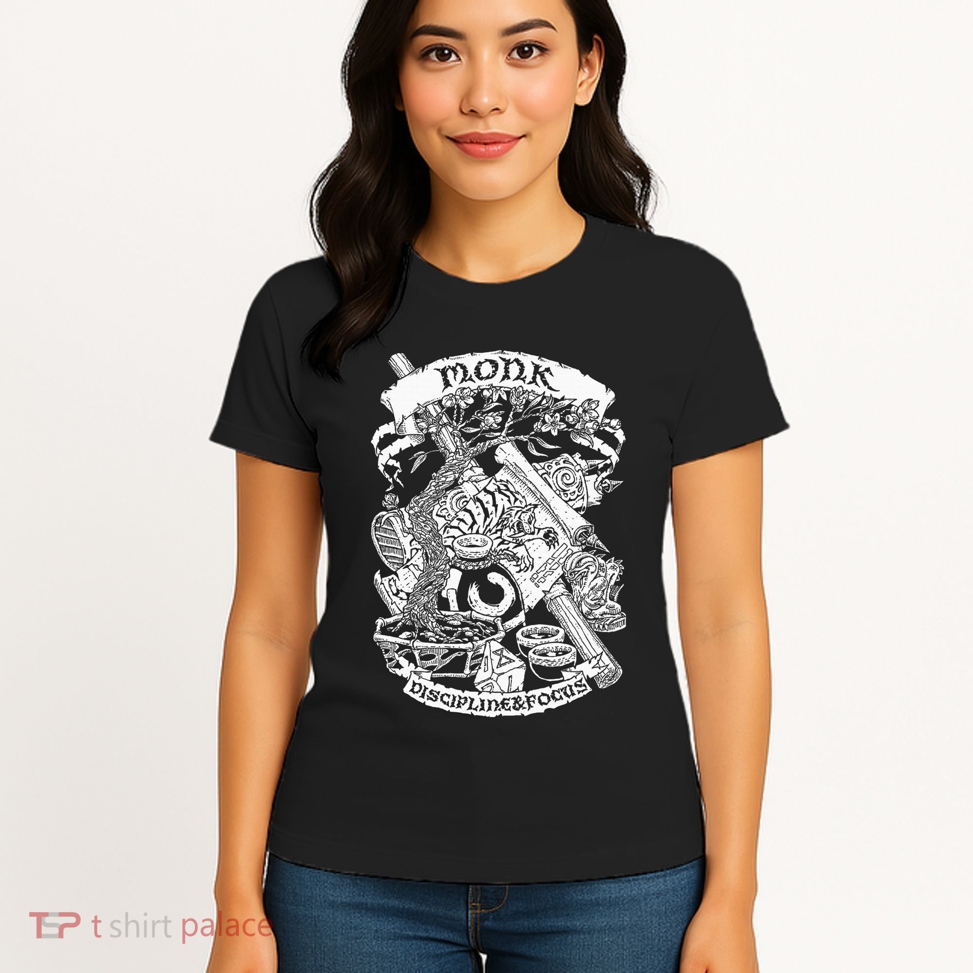 Fantasy Role Playing Game Monk Women's T-Shirt