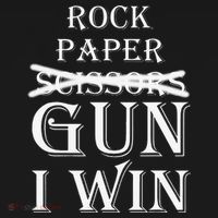 Funny Rock Paper Gun I Win Women's Tank Top thumb 5