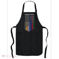 First Responders Police Military Firefighter Nurse BACK Apron thumb 0