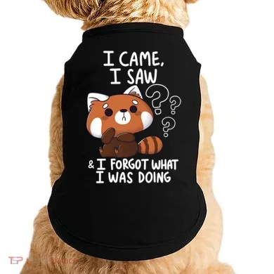 Forgetful Red Panda Doggie Tank