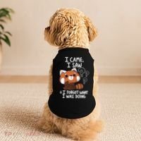 Forgetful Red Panda Doggie Tank thumb 2