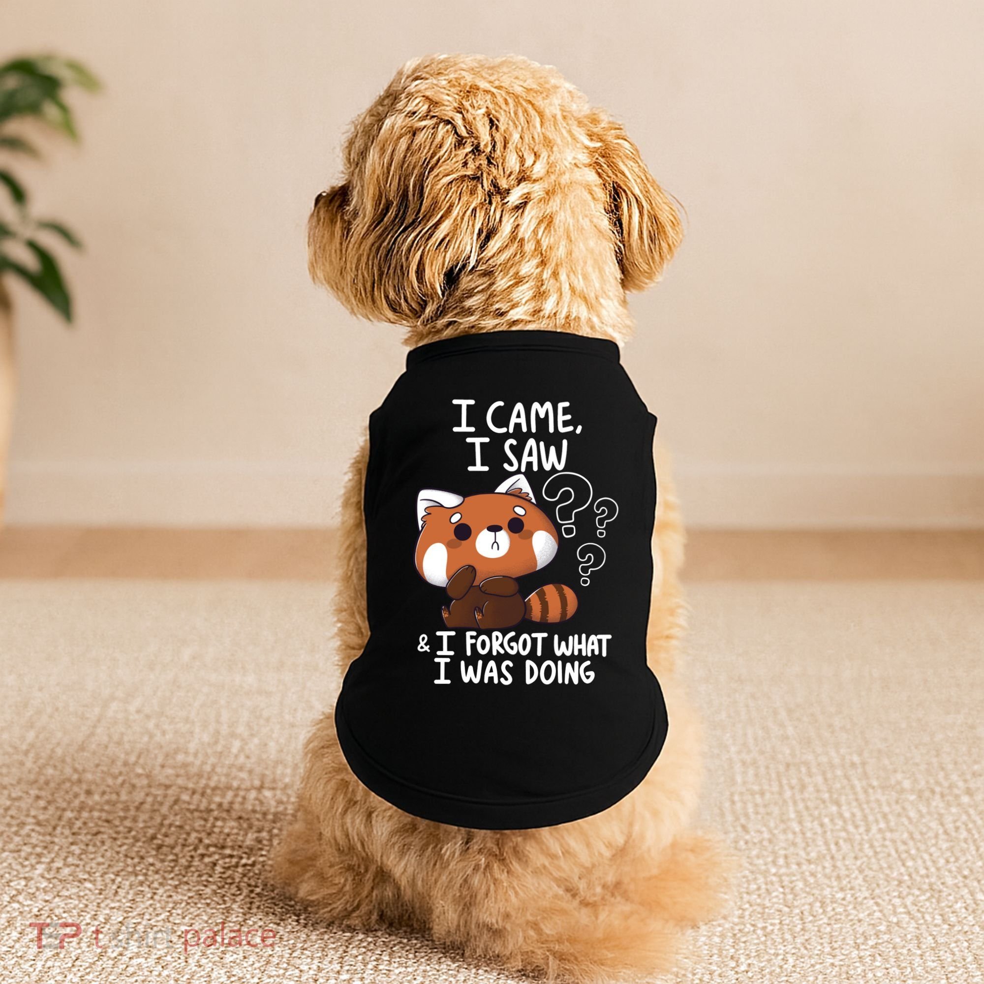 Forgetful Red Panda Doggie Tank