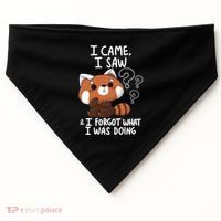 Forgetful Red Panda USA-Made Doggie Bandana thumb 0