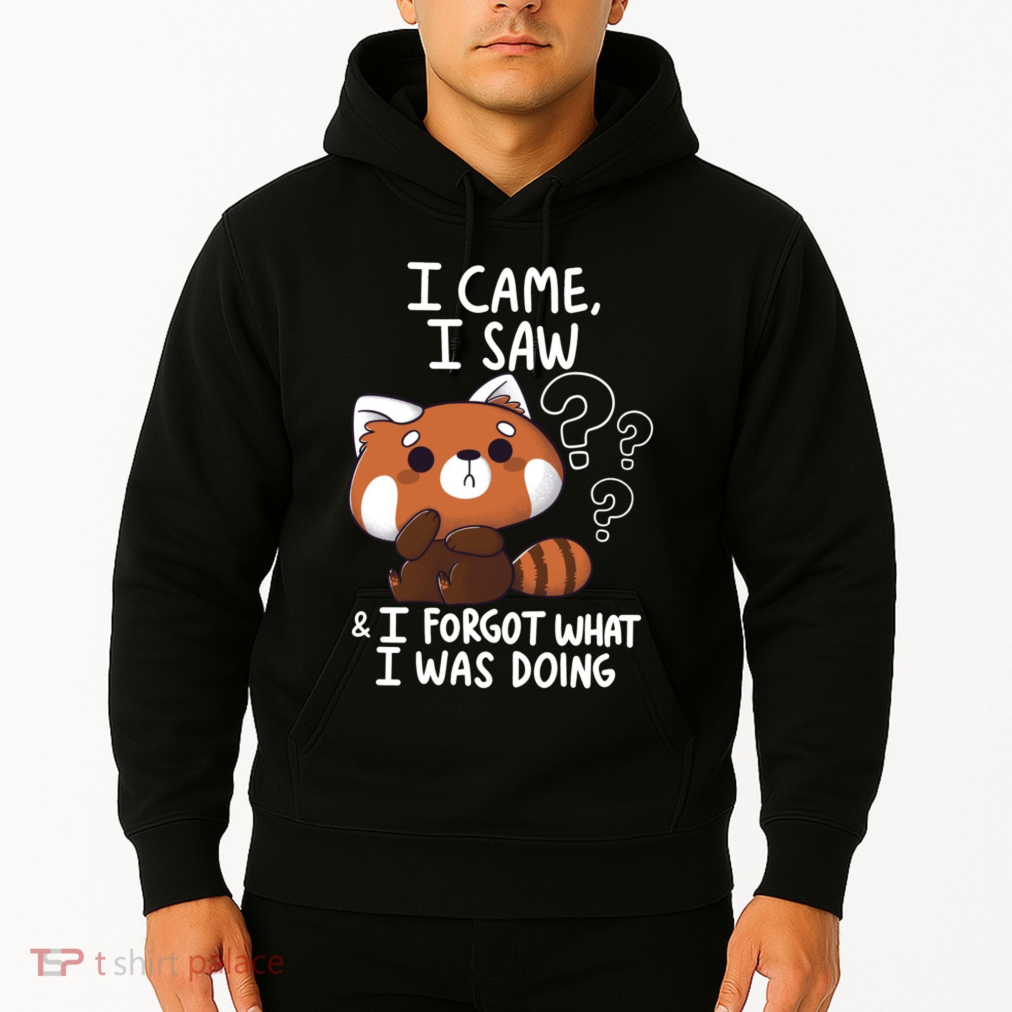 Forgetful Red Panda Hoodie