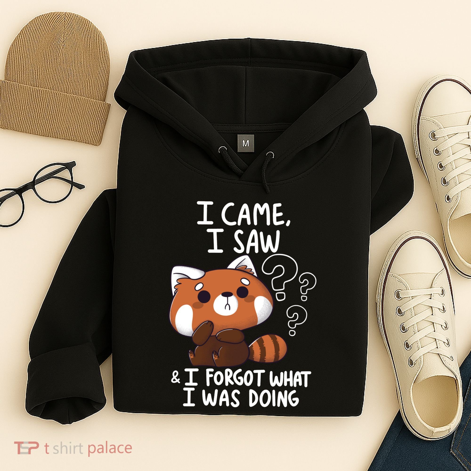 Forgetful Red Panda Hoodie