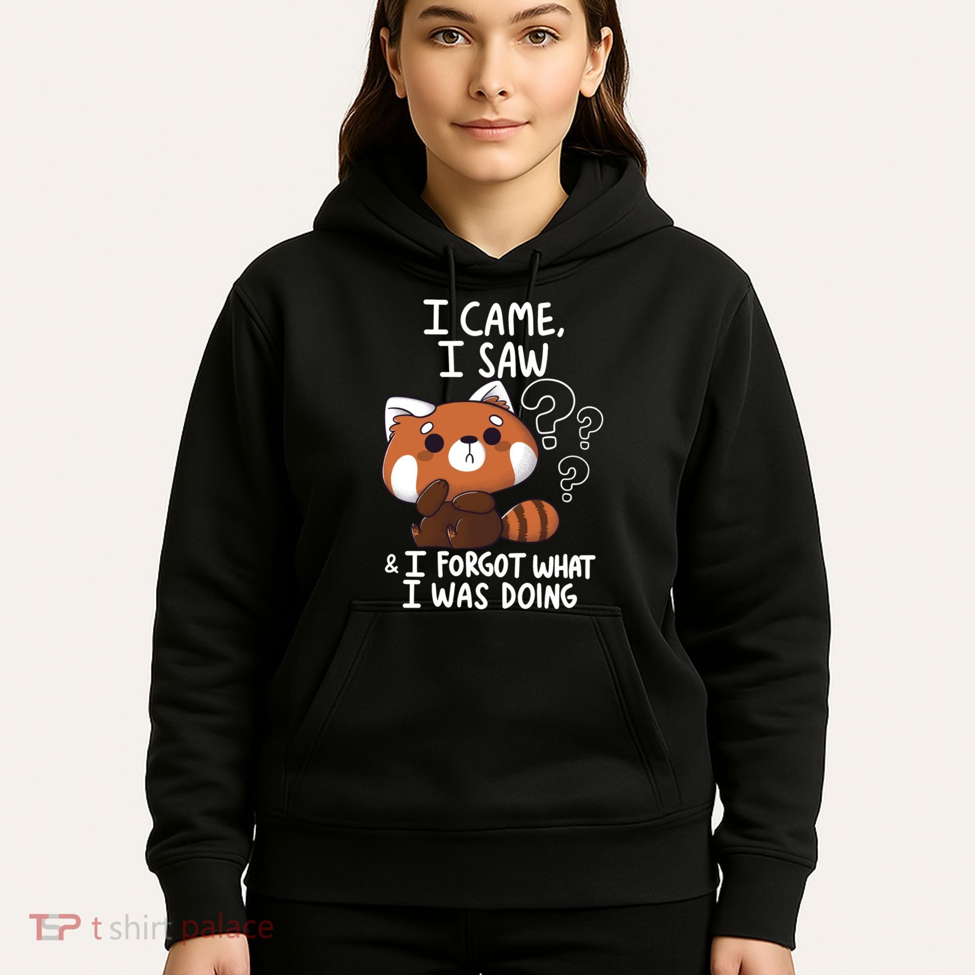 Forgetful Red Panda Hoodie