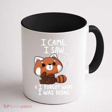 Forgetful Red Panda Coffee Mug back