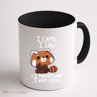 Forgetful Red Panda Coffee Mug thumb 1